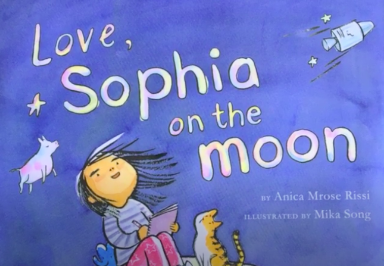 The book "Love, Sophia on the Moon" 