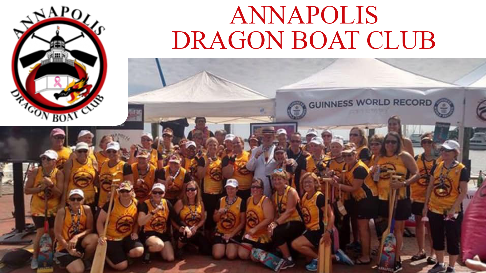 Annapolis Dragon Boat Club Team Photo
